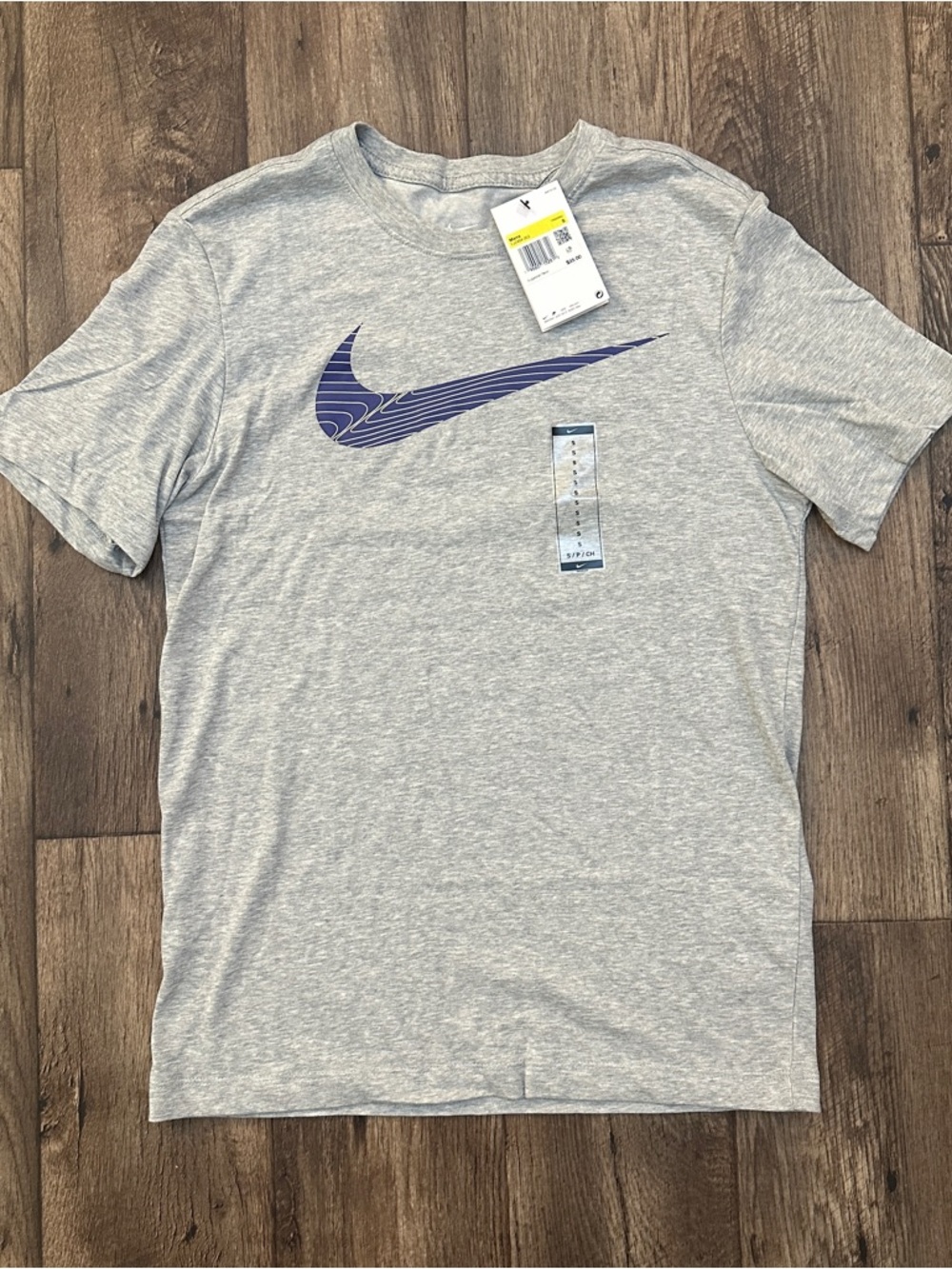 Nike Dri-Fit  Activewear Sport T-shirt Men’s Size S Grey New